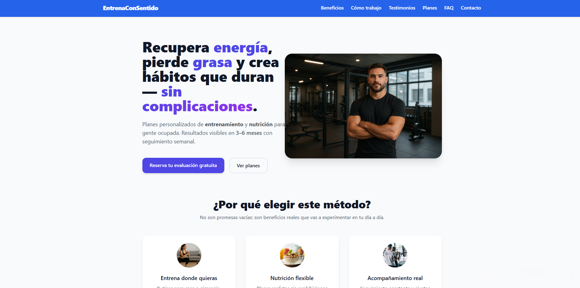 CoachFit - Entrenamiento & Nutrición
